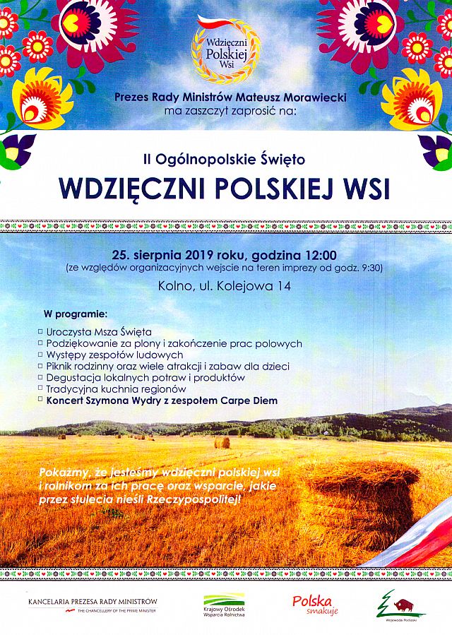 II Ogólnopolskie Święto Wdzięczni Polskiej Wsi - zaproszenie-1-1.jpg